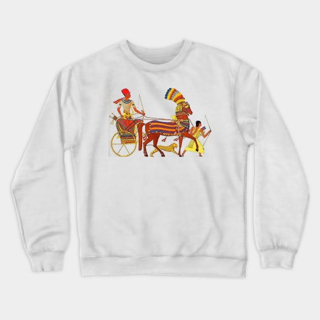 Egyption Charioteer Crewneck Sweatshirt by Artimaeus